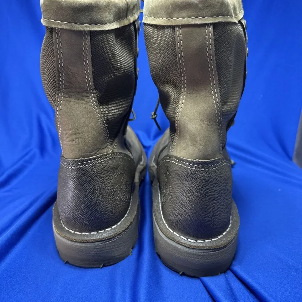 US Military Wellco E163 USMC stamp Desert Tan Rat Boot 10.5 R W/Inserts